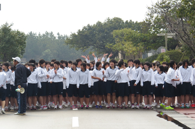 女子スタート前