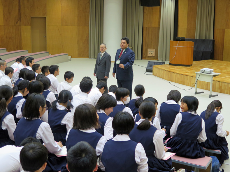 🚌 帖佐中学校 ２年生来校 🚌