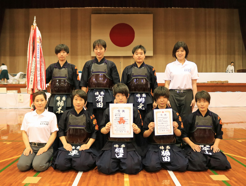 女子剣道部 団体戦 優勝 樟南高等学校