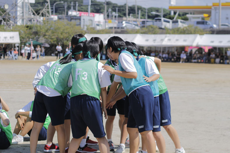 体育大会 学級対抗リレー 樟南高等学校